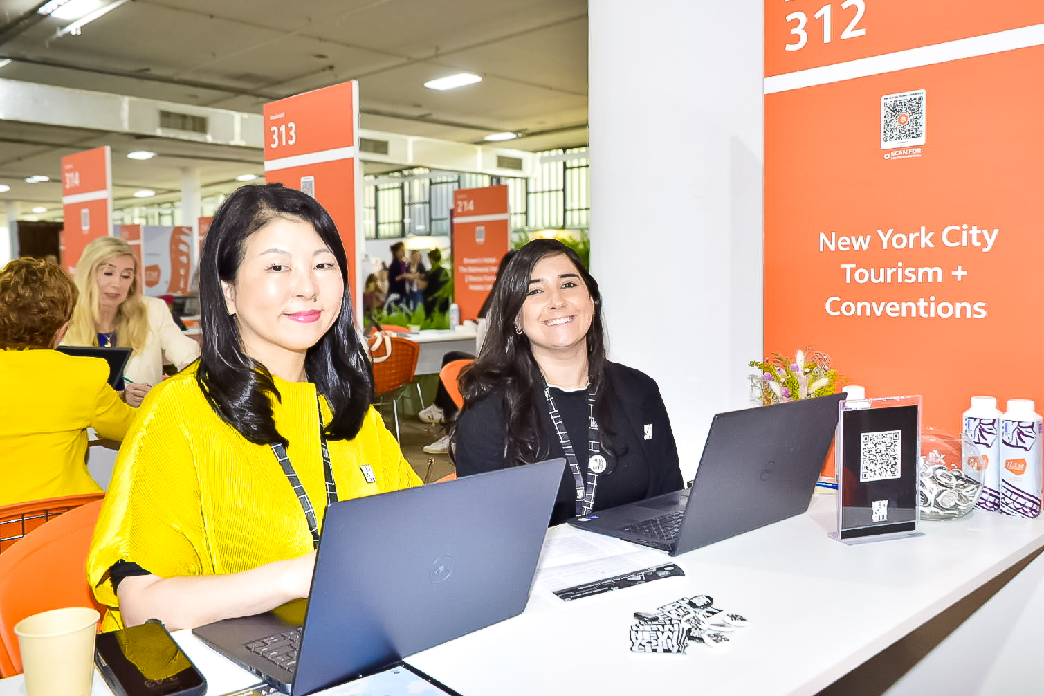 Makiko Healy e Ana Beatriz di Pietro, do NY City Tourism Makiko Healy e Ana Beatriz di Pietro, do NY City Tourism
