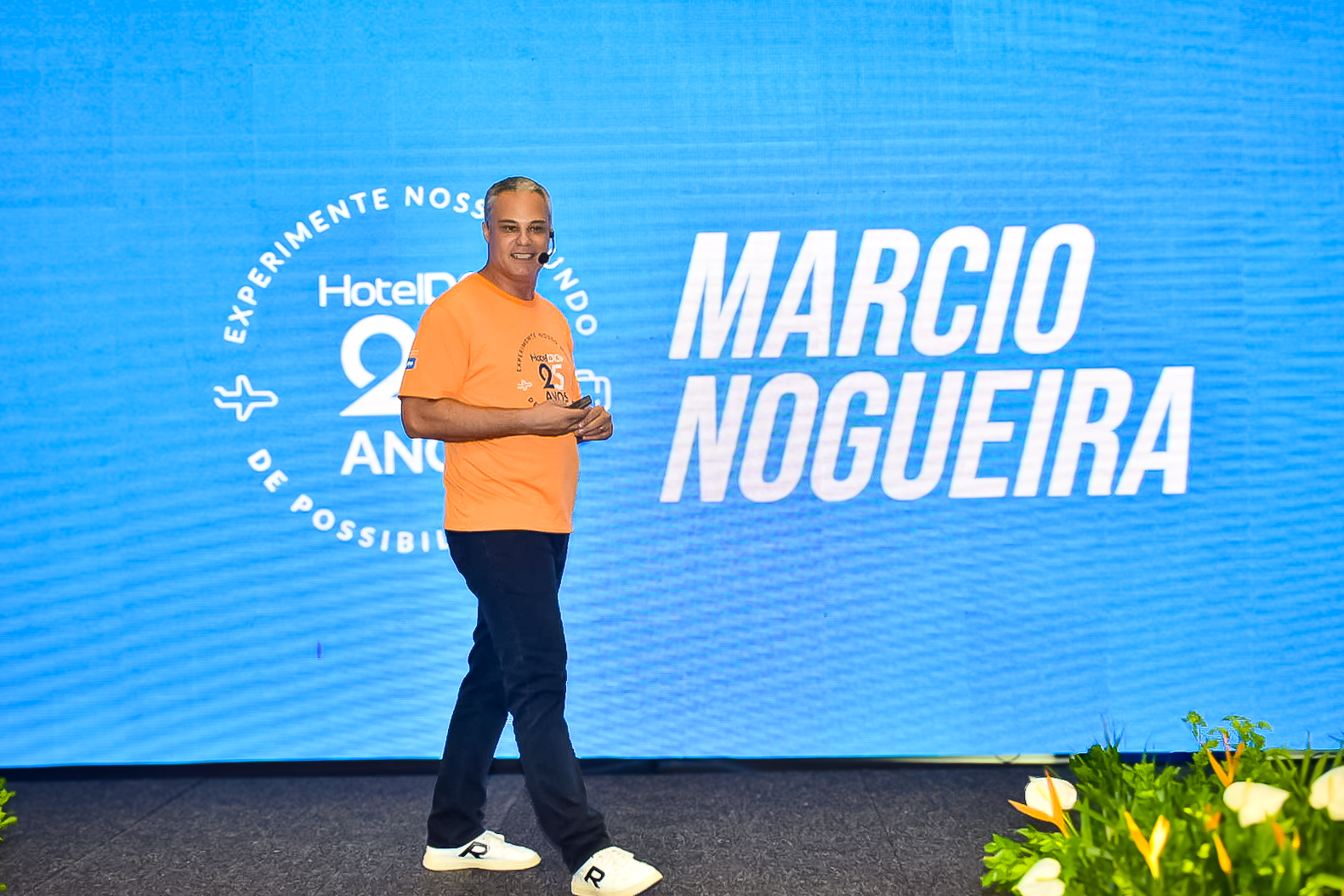 Marcio Nogueira, da HotelDO deu as boas-vindas aos agentes de viagens para o dia dedicado a capacitações