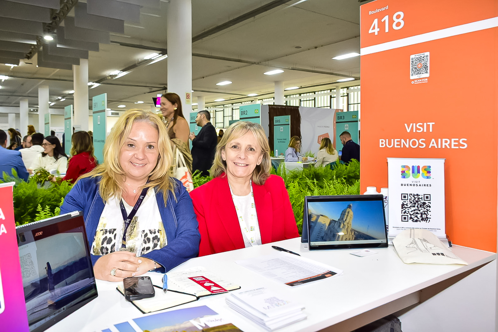 Maria Laura Pierini e Cristina Mengarelli, do Visit Buenos Aires Maria Laura Pierini e Cristina Mengarelli, do Visit Buenos Aires
