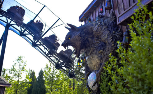 Montanha russa Curse of the Werewolf no Dark Universe (Ana Azevedo/M&E)