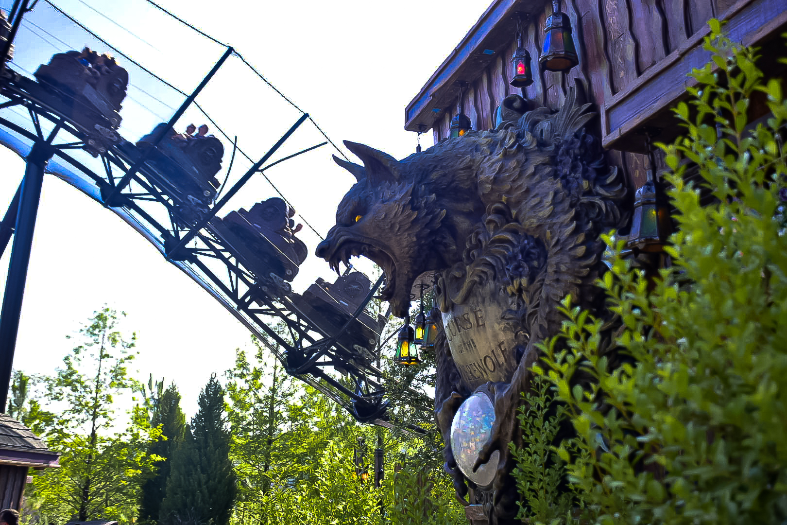 Montanha russa Curse of the Werewolf no Dark Universe (Ana Azevedo/M&E)