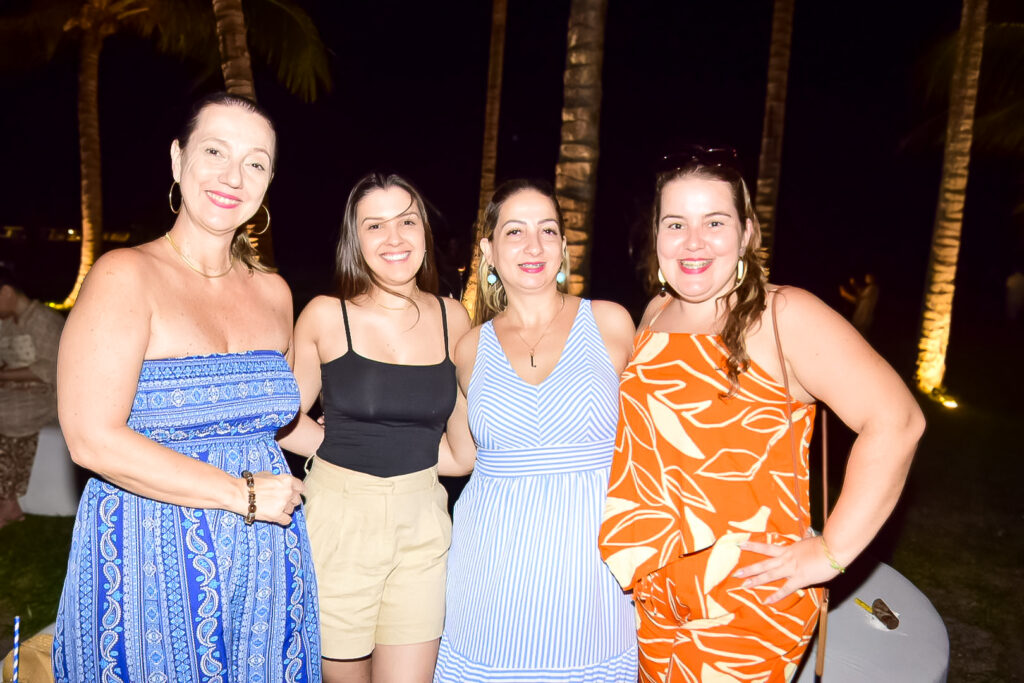 Nuria Oliveira, da Nuriatrips, Bruna Pessoa, da Go Beyond Viagens, Júlia Andrade, da Personal Trip, Raquel Rohr, da Além das Nuvens Viagens