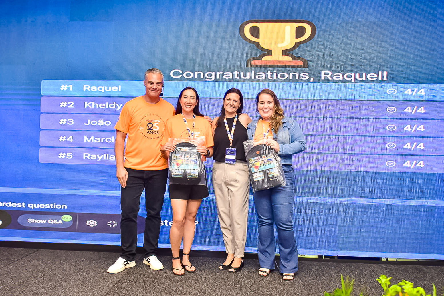 O Ocean Palace também promoveu um quiz