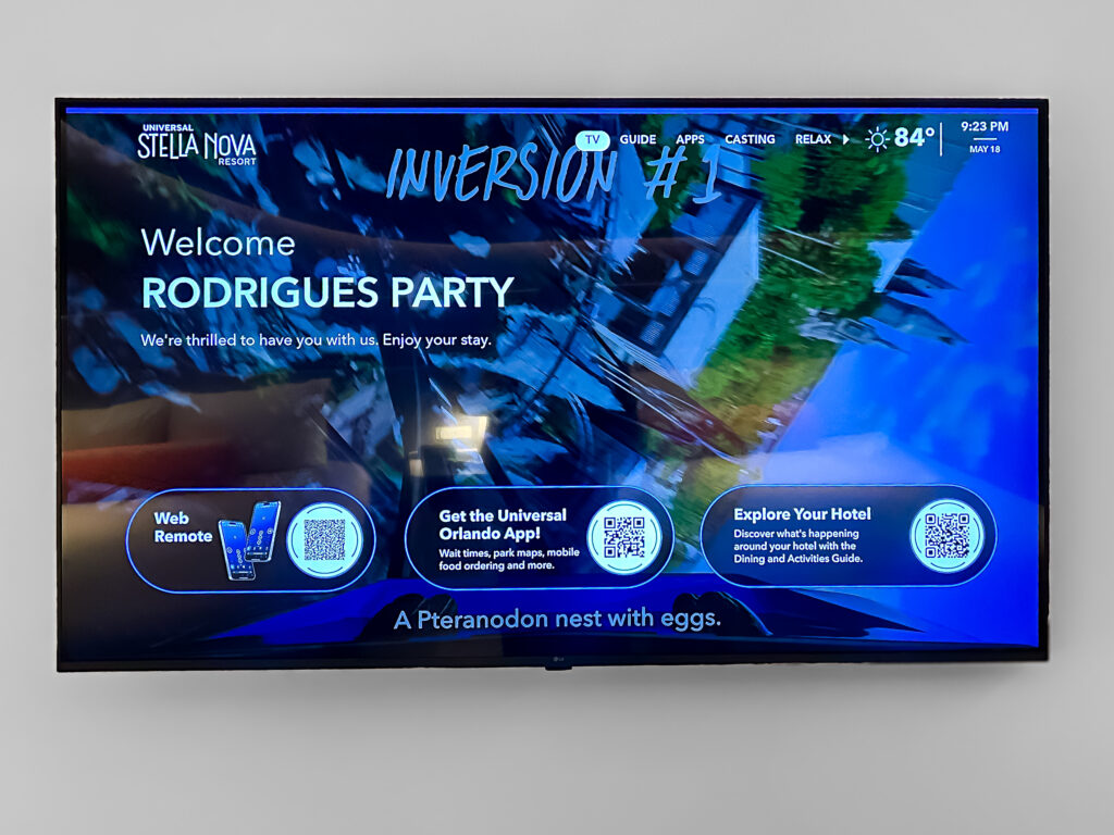 Os hóspedes são recebidos de forma personalizada no hotel