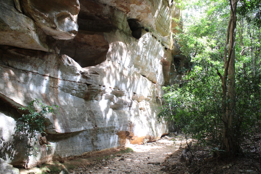 Paredão no Boqueirão da Pedra Furada