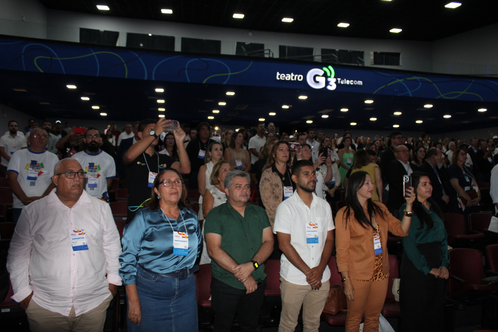 Público lota o teatro do Centro de Convenções Público lota o teatro do Centro de Convenções