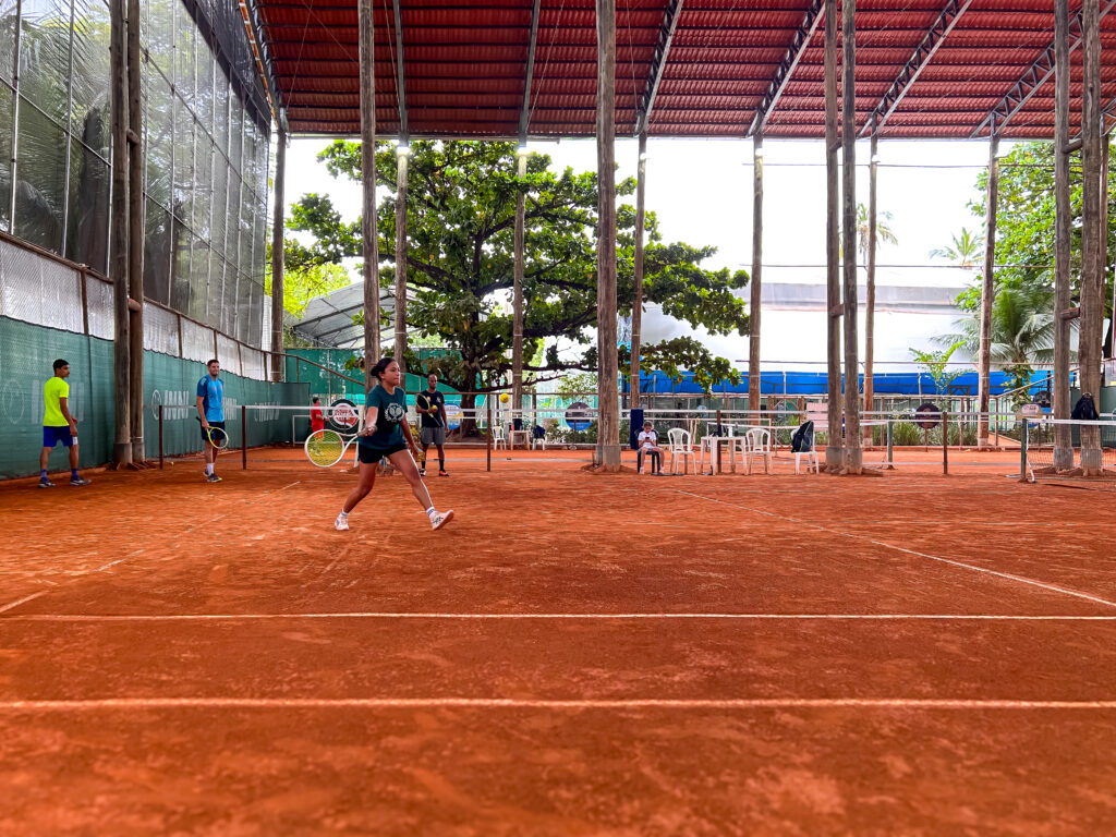 Quadra de tênis no Ritz Lagoa da Anta