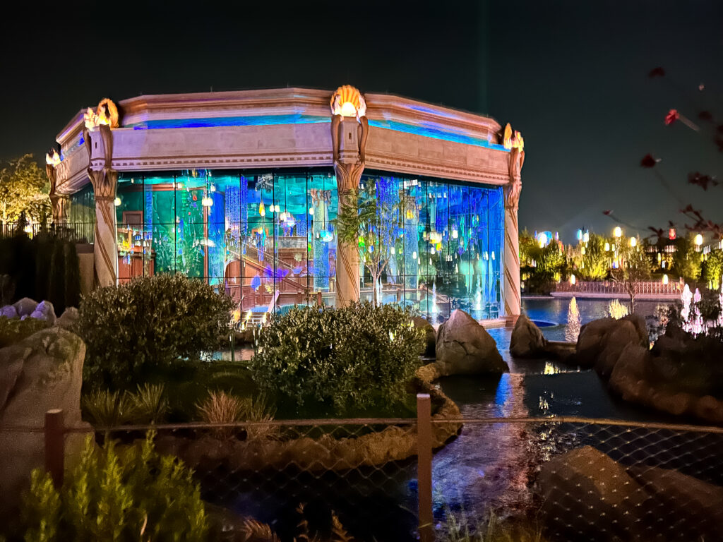 Restaurante Atlantis à noite
