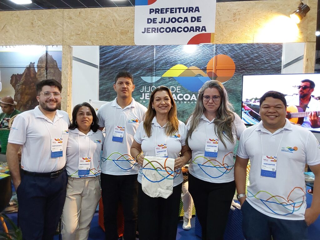 Rosana Lima, secretária de Turismo de Jericoacoara e equipe