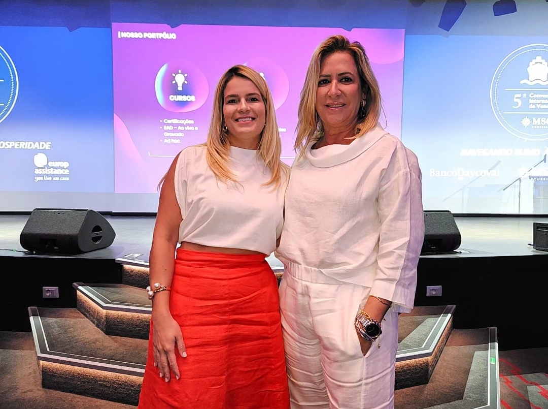 Juliana Andrade e Vivianne Martins, da Academia de Viagens Corporativas