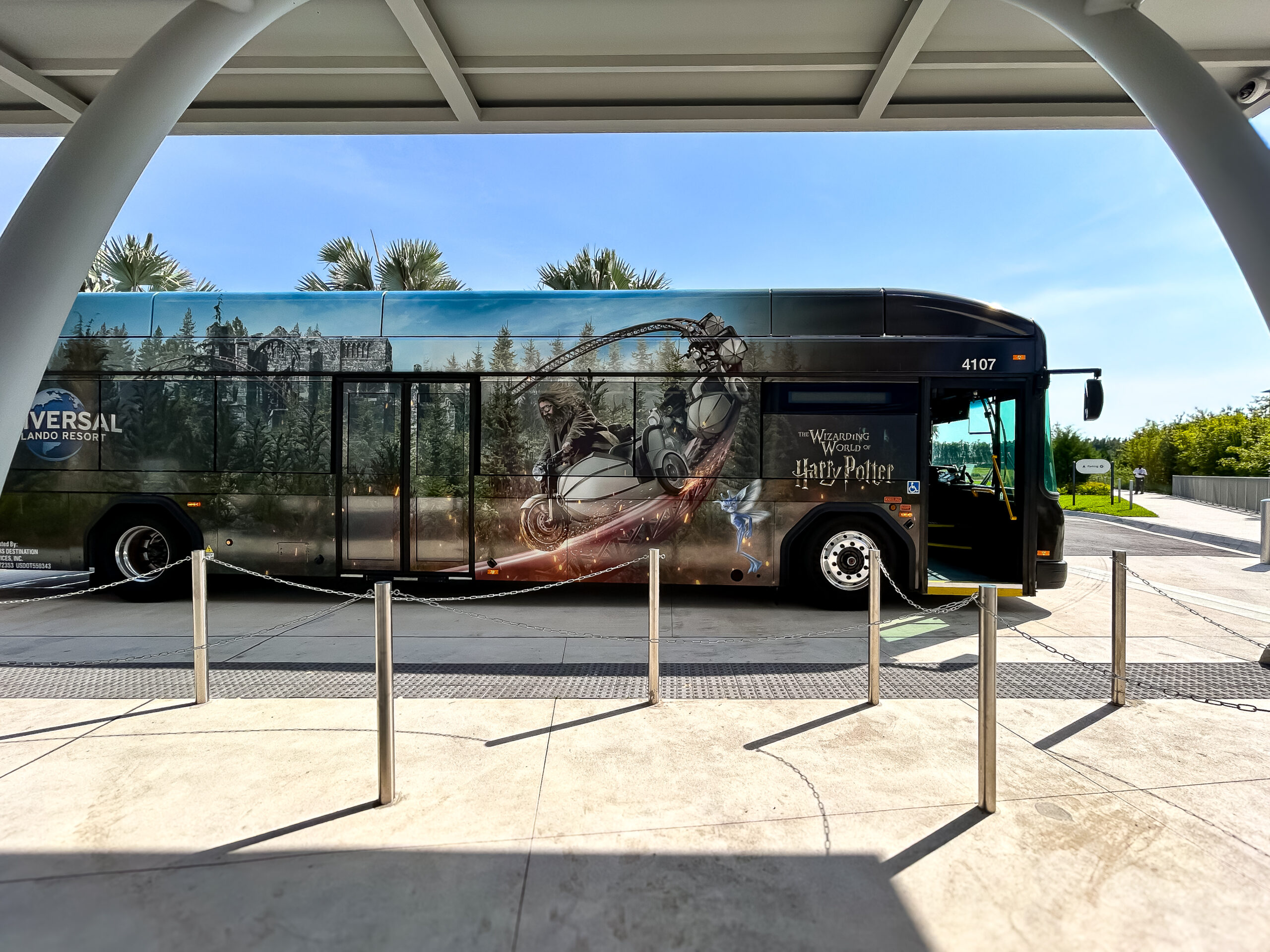 Shuttle para os parques da Universal