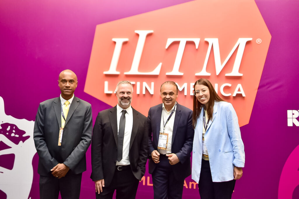 Simon Mayle, da ILTM com Luis Sobrinho, Roberto de Lucena e Ana Clemente, da Setur-SP