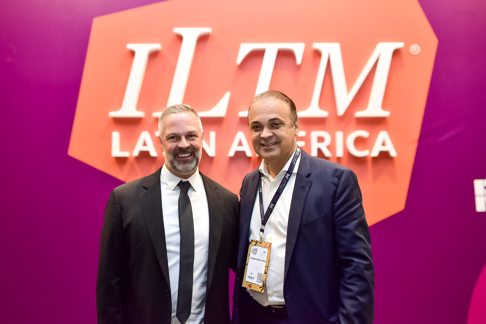 Simon Mayle, da ILTM e Roberto de Lucena, da Setur-SP Simon Mayle, da ILTM e Roberto de Lucena, da Setur-SP