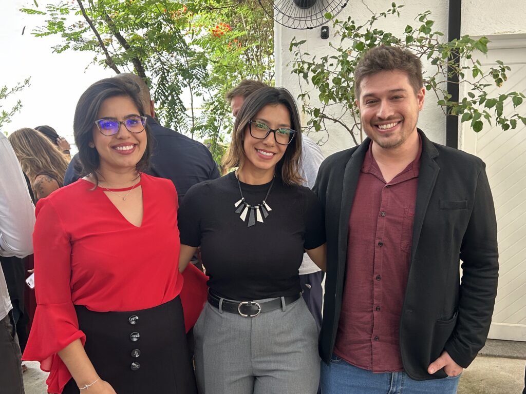 Tamiris Martins, Francielle Tanaka e Vitor Alves, da TTW Group