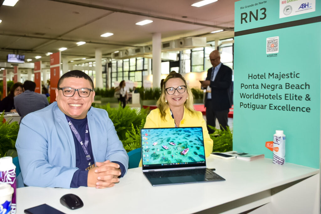 Thiago Dantas e Telmiza Rodrigues, do hotel Majestic