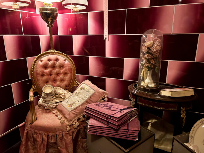 Uma das caracteristicas da personagem e abusar do uso da cor rosa em todos os seus pertences scaled e1747907523890 Wizarding World of Harry Potter – Ministry of Magic: o universo secreto e mágico que todo fã precisa viver no Epic Universe