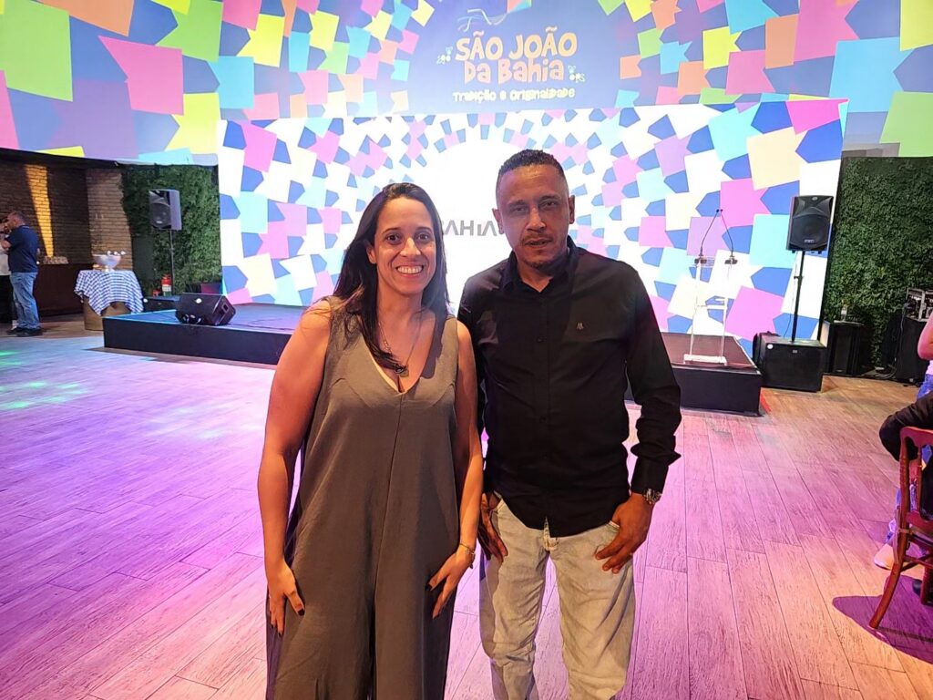 Janaina Amorim e Sidney Damaceno, da JJS Turismo