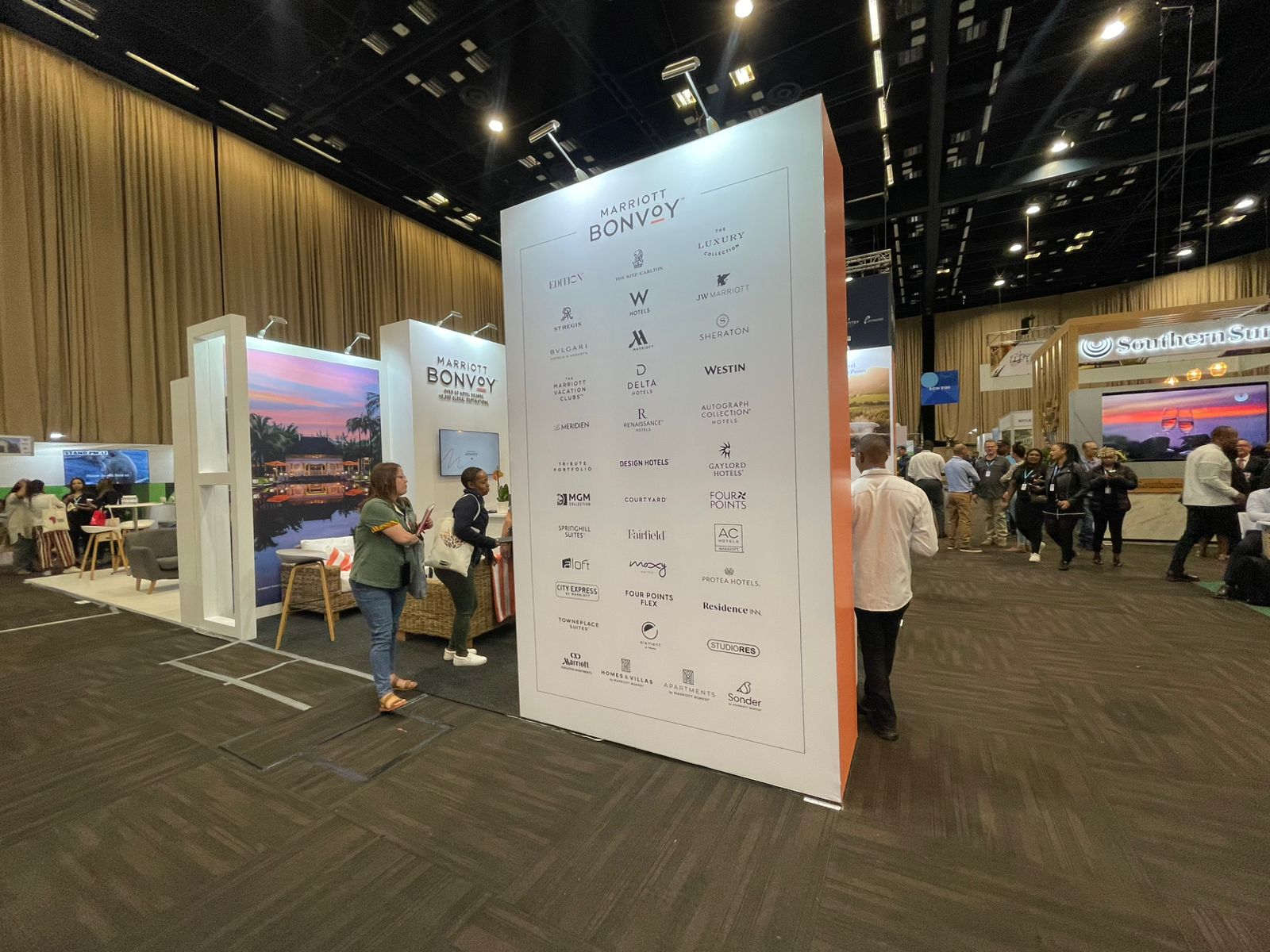 Estande da Marriott Estande da Marriott