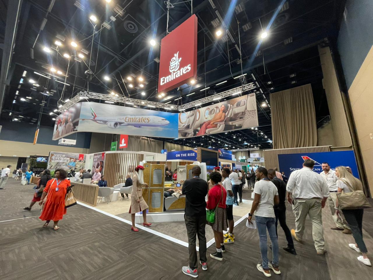 Estande da Emirates Estande da Emirates