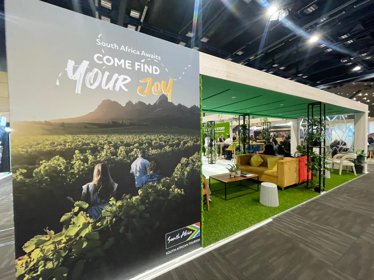 Estande da África do Sul Estande da África do Sul