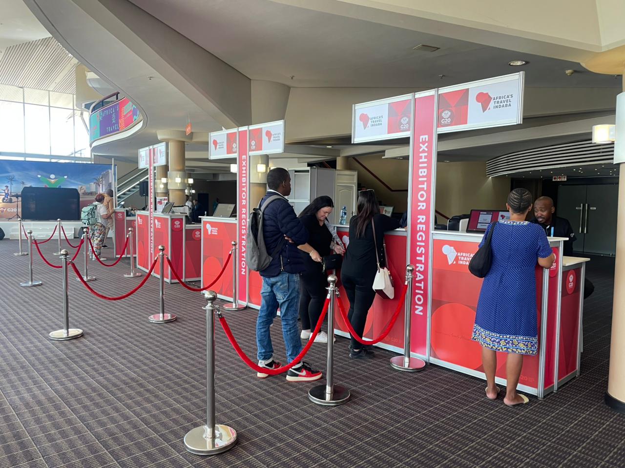 Credenciamento da feira Credenciamento da feira