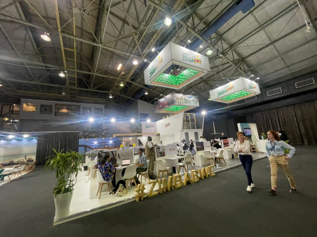 Estande do Zimbabue