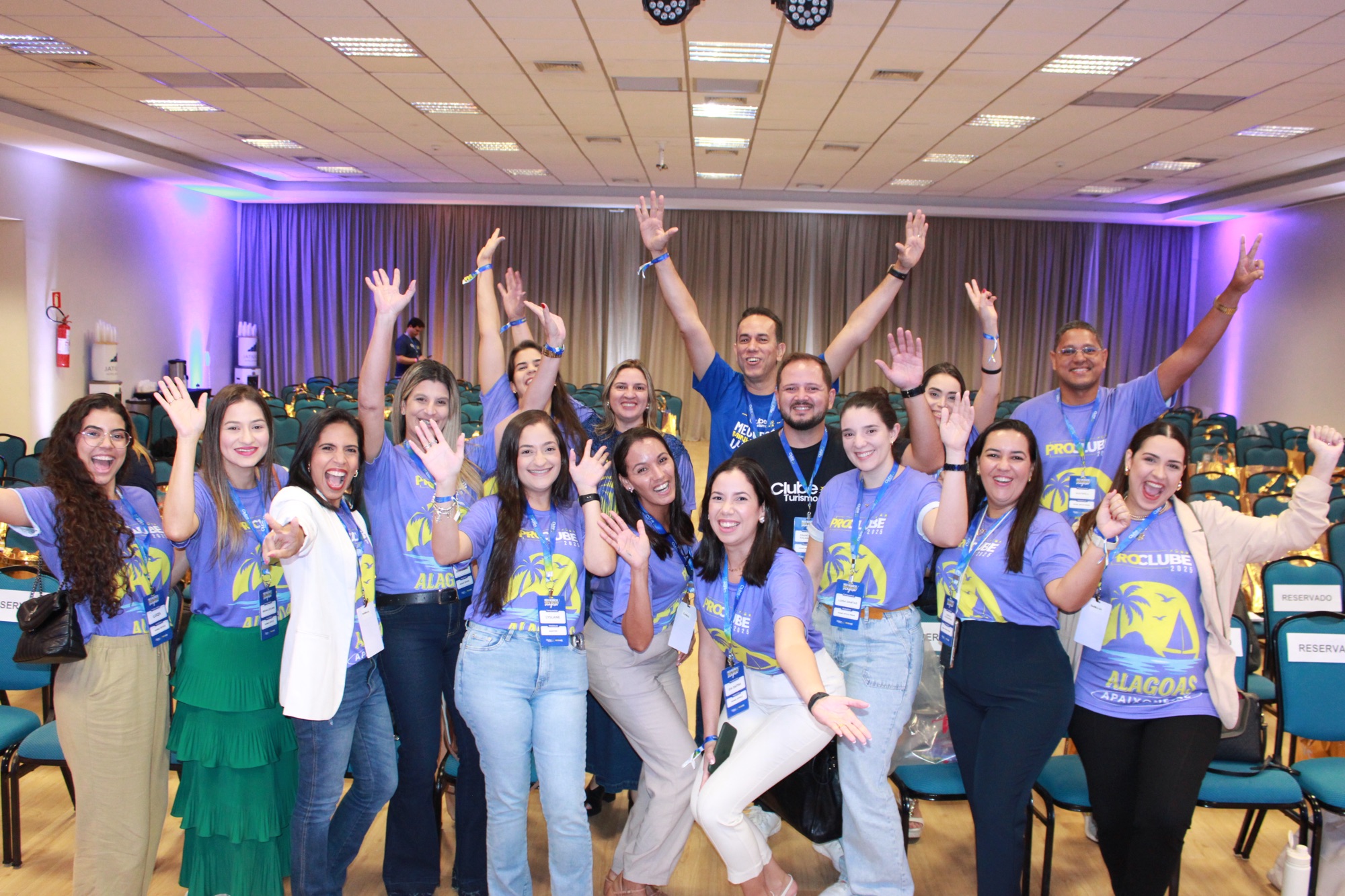 Agentes de viagens da Clube Turismo Master Alagoas e Sergipe (Giulia Jardim/M&E)