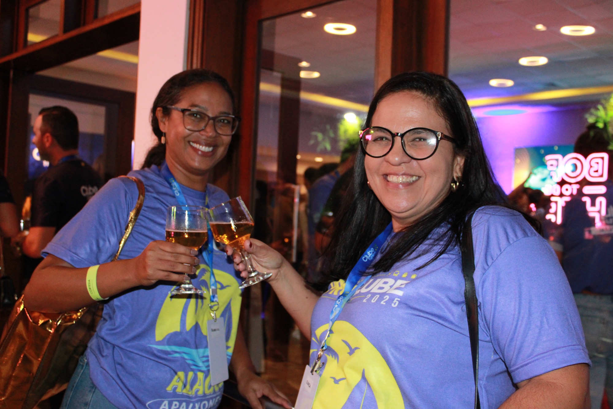 Alê Barioni e Andrea Cavalcanti, da Clube Turismo (Giulia Jardim/M&E)