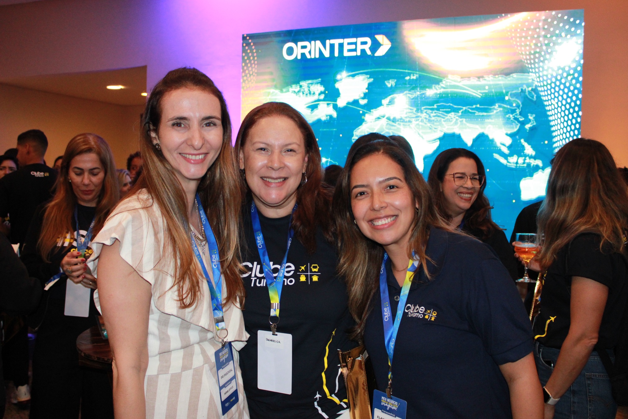 Pri Paschoal, Patricia Brandão e Elaine Acashi, da Clube Turismo (Giulia Jardim/M&E)