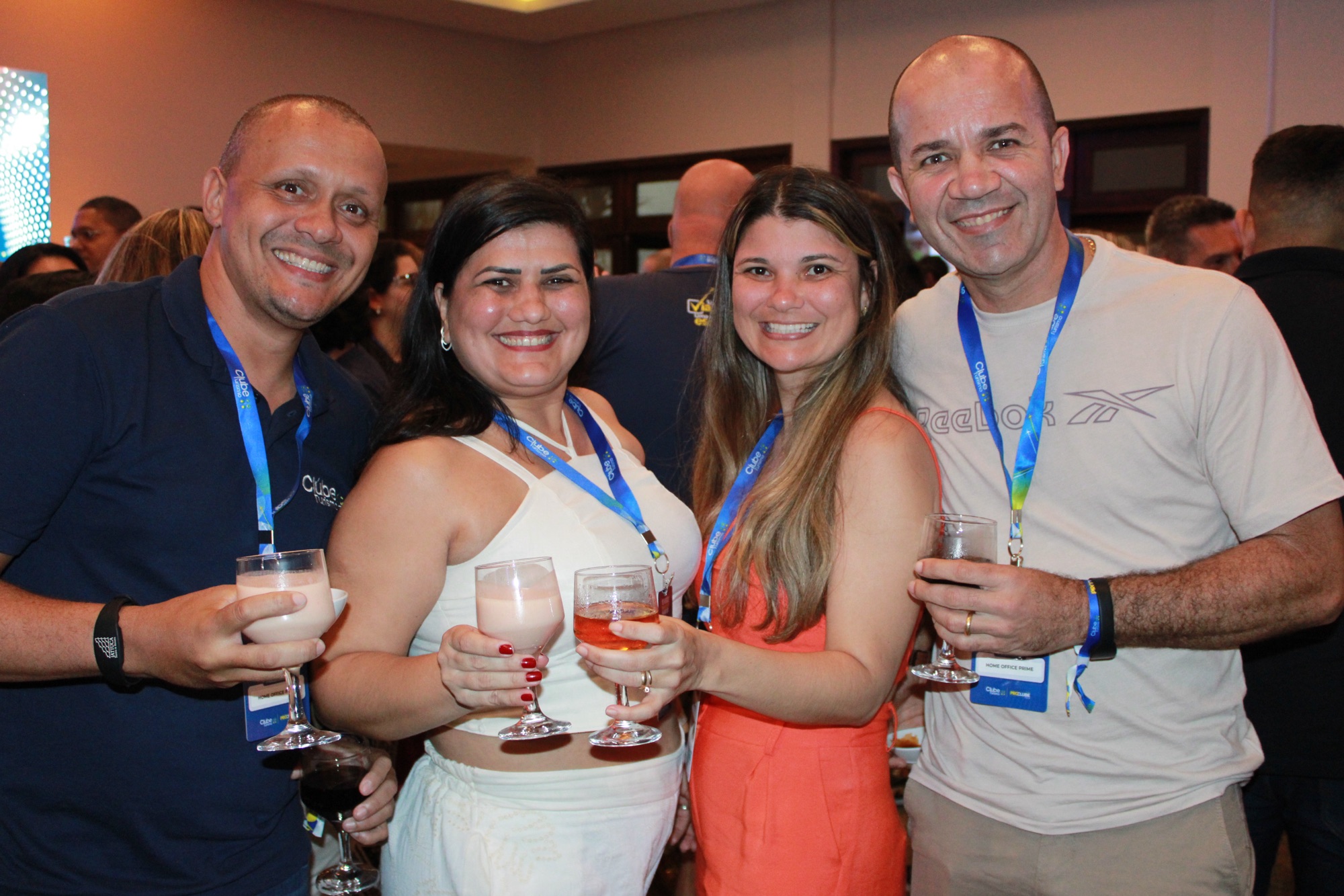 Denenson, Daniela, Fabiane e Max, da Clube Turismo (Giulia Jardim/M&E)