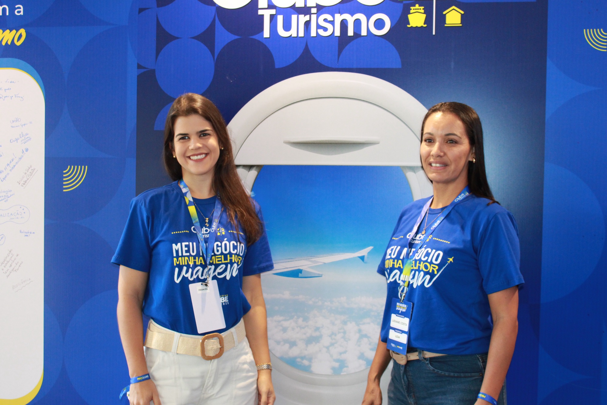 Maria Rocha e Lidiane Costa, da Clube Turismo (Giulia Jardim/M&E)