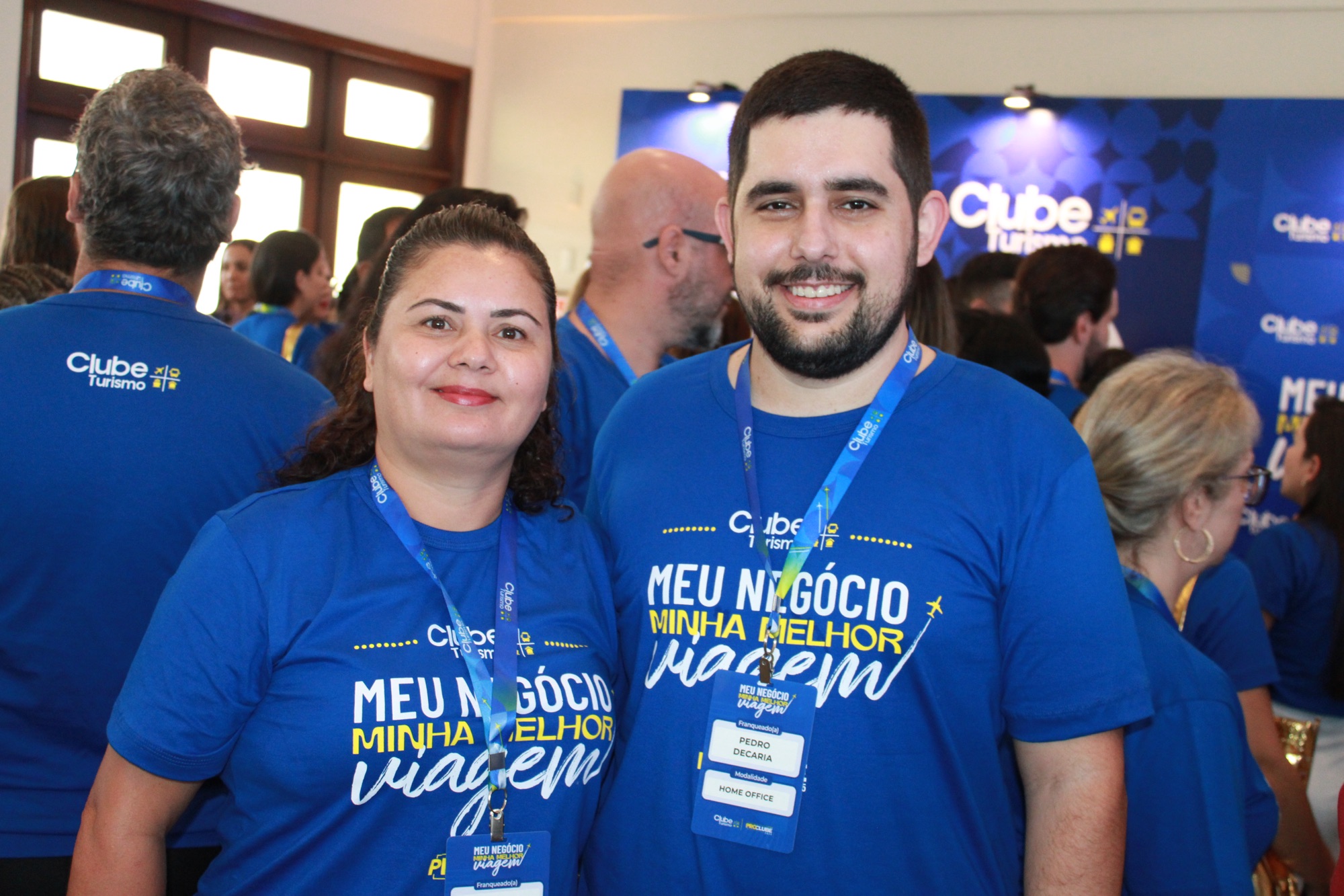 Evelyn Tempesta e Pedro Decaria, da Clube Turismo (Giulia Jardim/M&E)