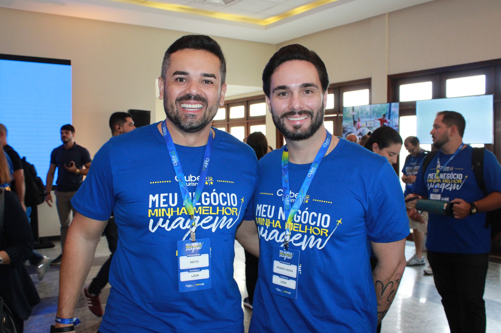 Neto e Pedro Vieira, da Clube Turismo (Giulia Jardim/M&E)