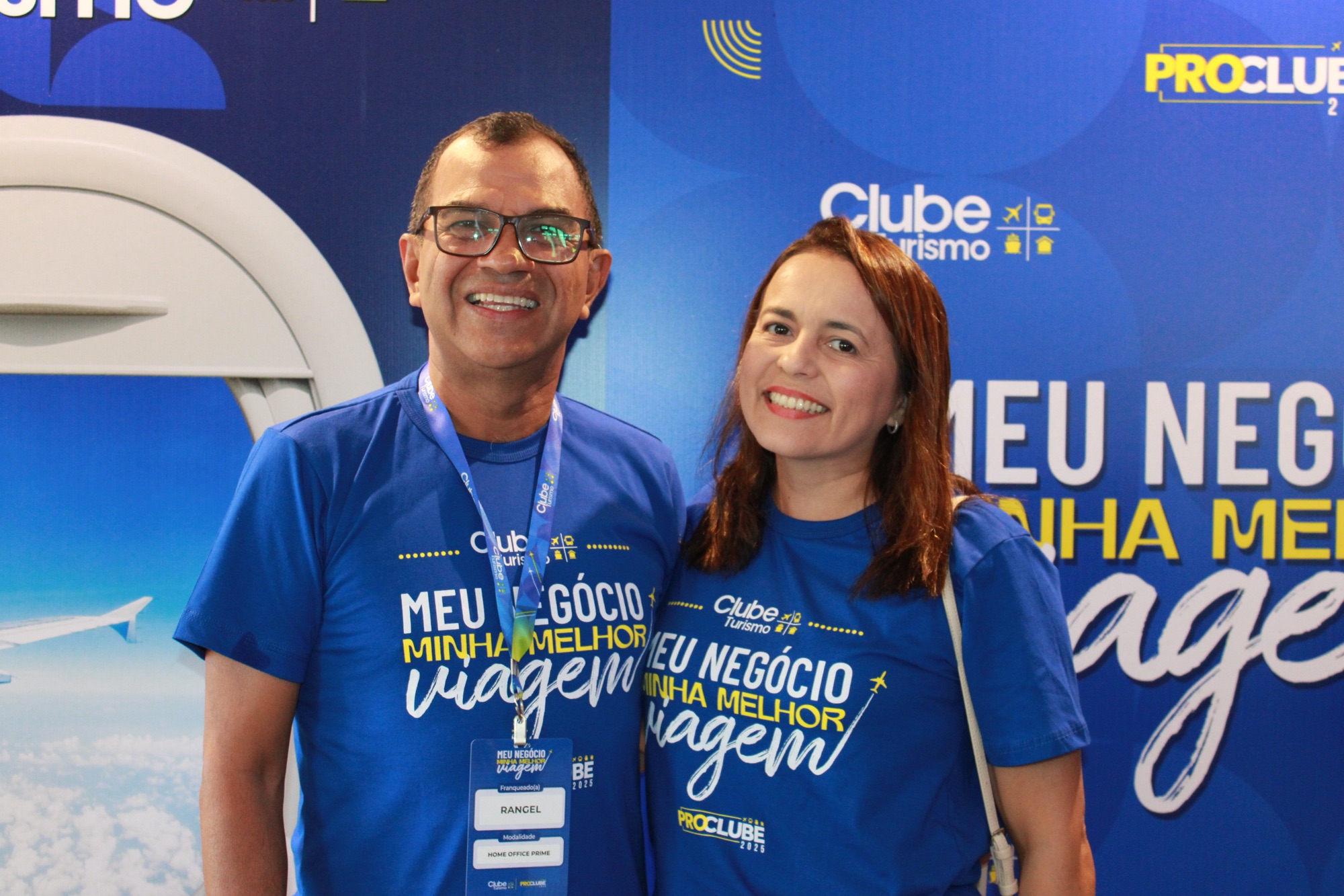 Rangel e Daniele Rodrigues, da Clube Turismo (Giulia Jardim/M&E)