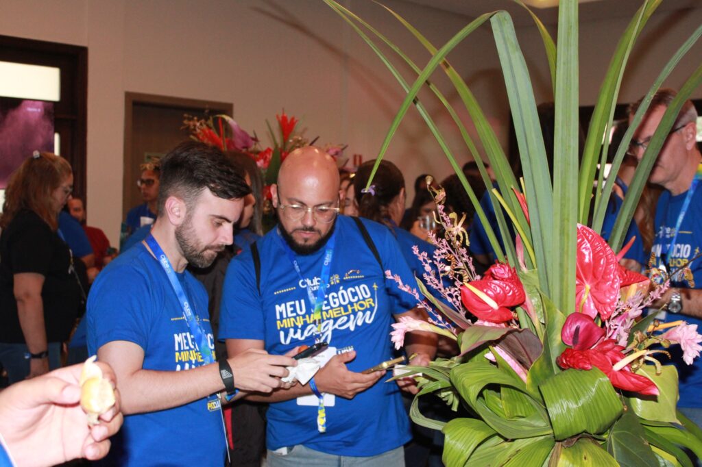 Entre uma atividade e outra, os participantes aproveitaram o coffee break oferecido pela Rextur Advance (Giulia Jardim/M&E)