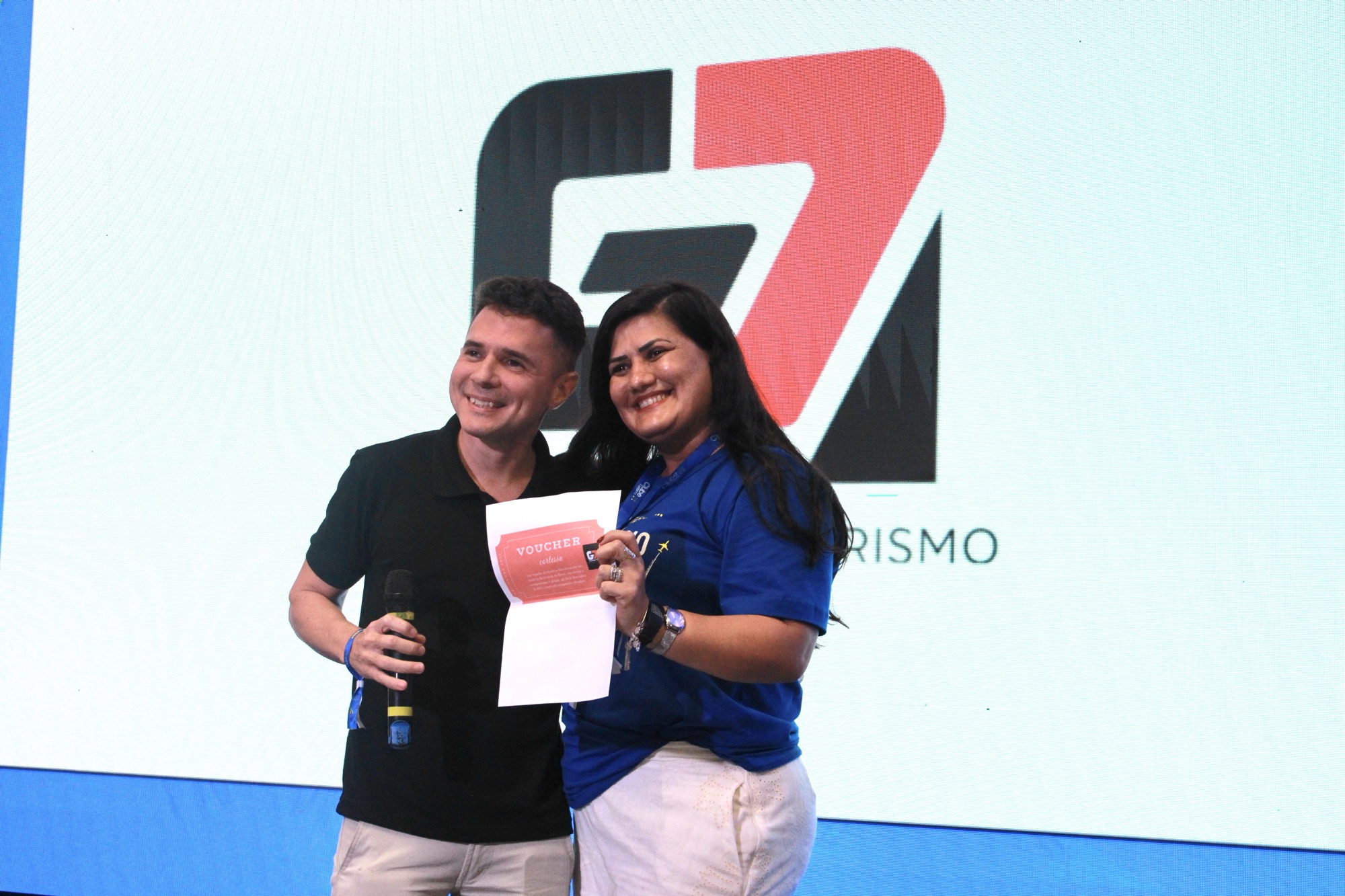 A G7 Operadora também marcou presença no ProClube 2025, com prêmios para os franqueados (Giulia Jardim/M&E)