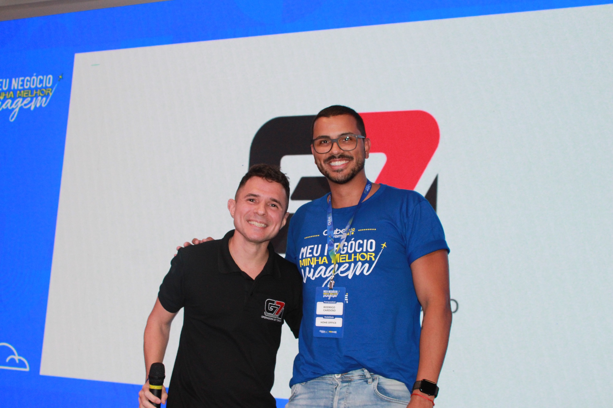 A G7 Operadora também marcou presença no ProClube 2025, com prêmios para os franqueados (Giulia Jardim/M&E)