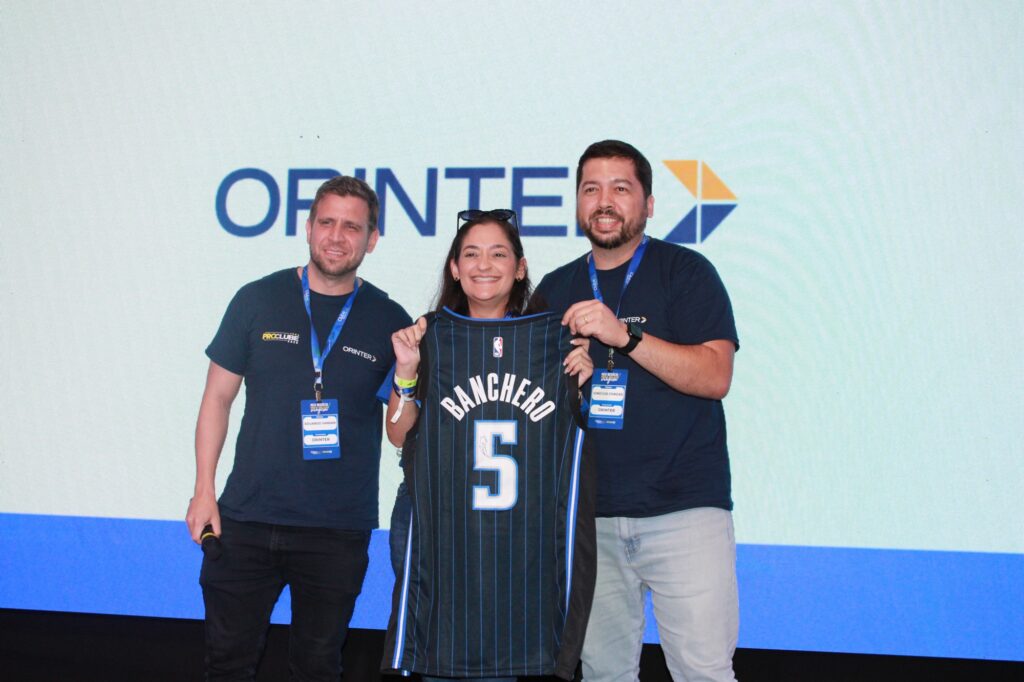 A Orinter deixou os franqueados empolgados com prêmios sorteados (Giulia Jardim/M&E)