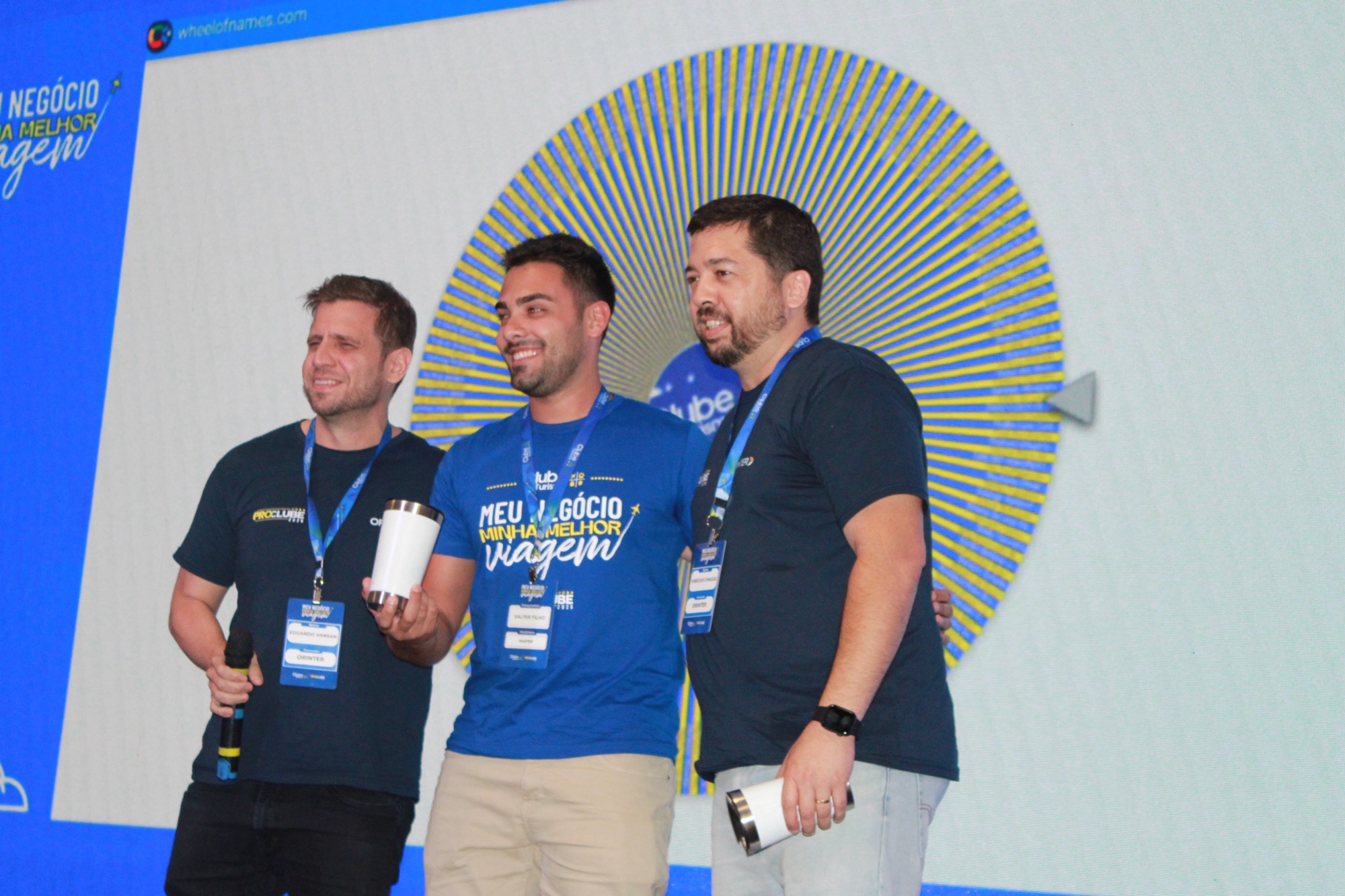 A Orinter deixou os franqueados empolgados com prêmios sorteados (Giulia Jardim/M&E)