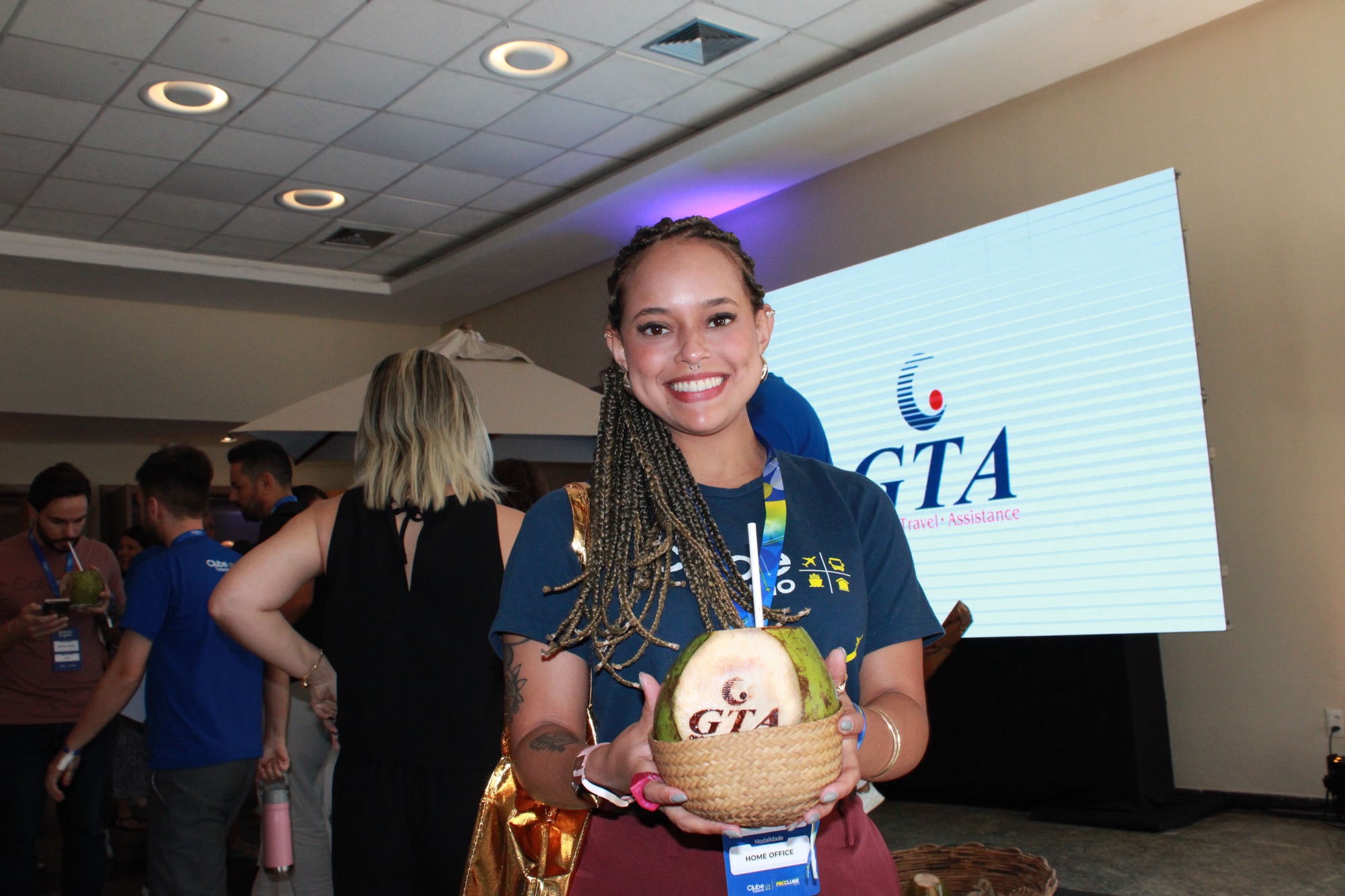 Daniele Alvarenga, da Clube Turismo (Giulia Jardim/M&E)