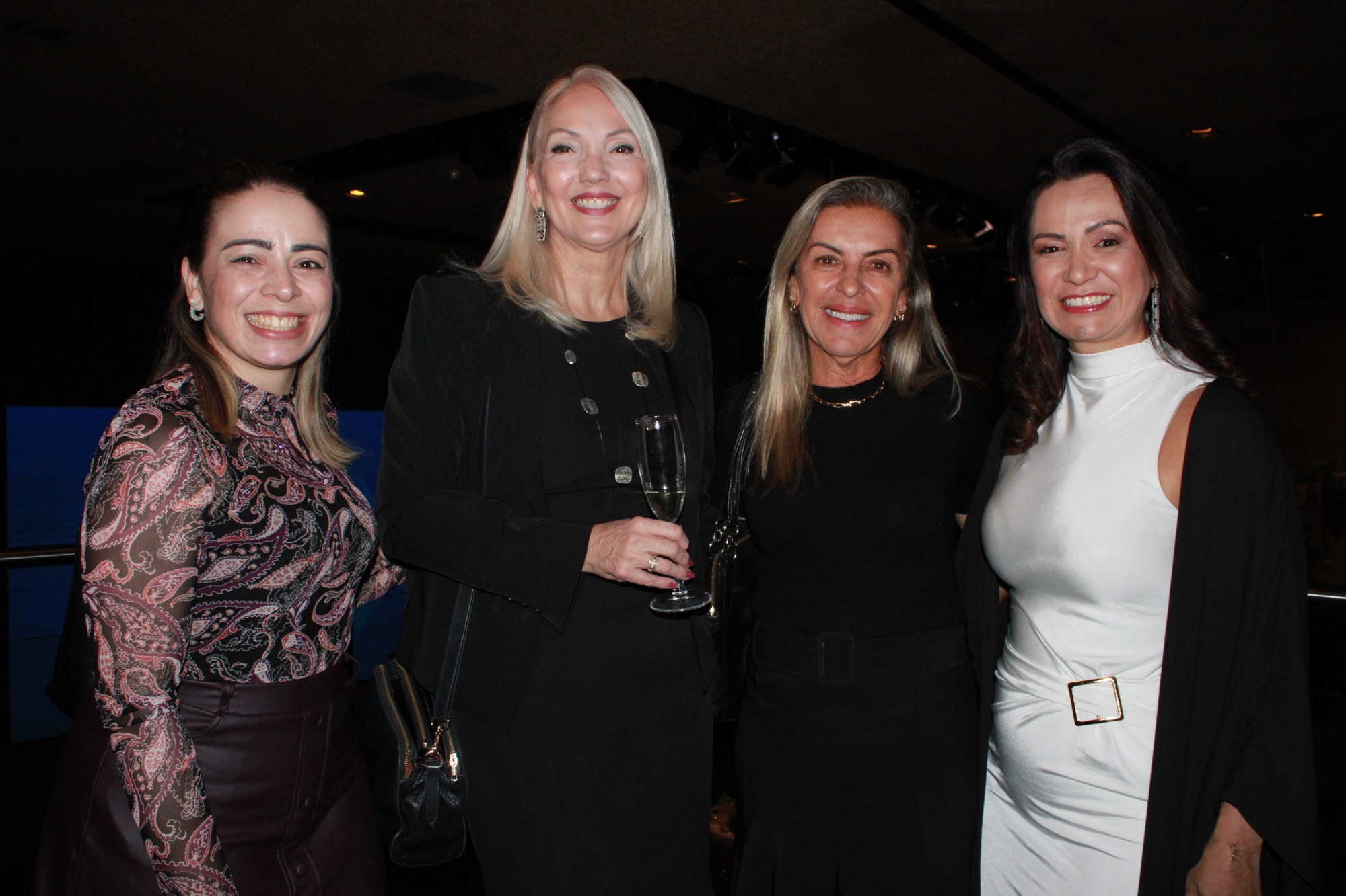Amanda Bigi, da Voetur; Mônica Nardo, do Lufthansa Group; Regina Carrelhas, da Emirates; e Cristiane Yumi, da Movida (Giulia Jardim/M&E)