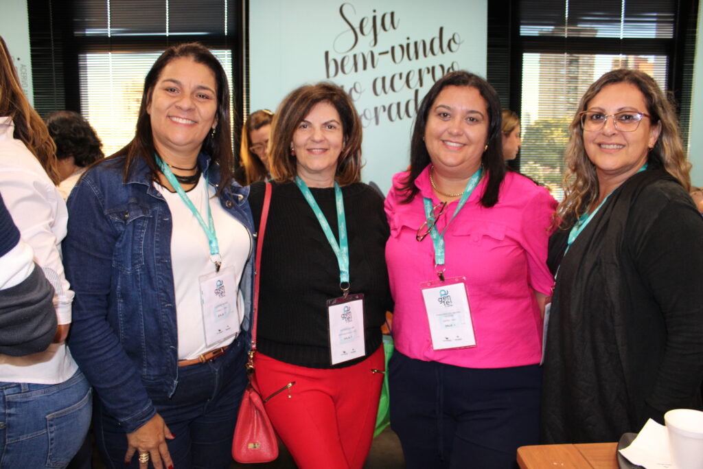 uciene Nunes, da Femilly, Esther Acari, da Internacional, Thais Araujo, da Matrix Viagens, e Dani Malta, da Quanta