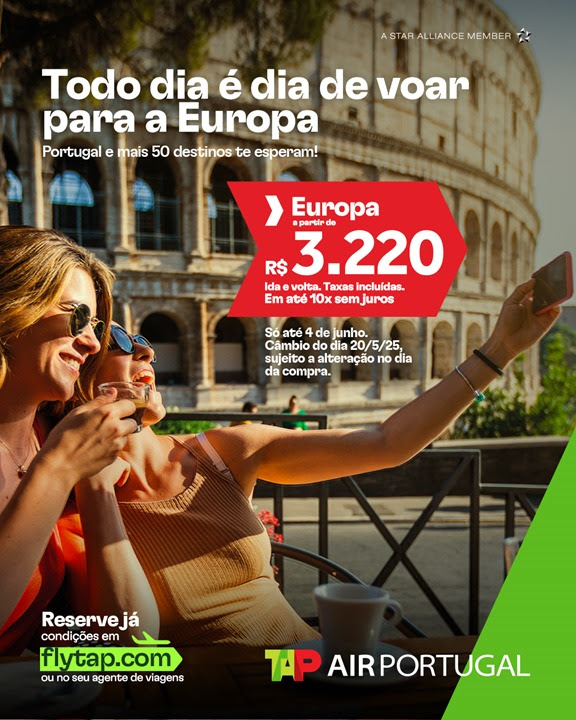 unnamed 17 1 TAP amplia voos e lança promoções para Salvador, Recife e Fortaleza