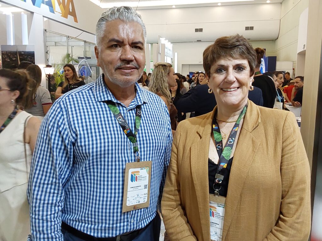 Carlos Augusto e Carla Medeiros, do Rafain Palace Hotel & Convention