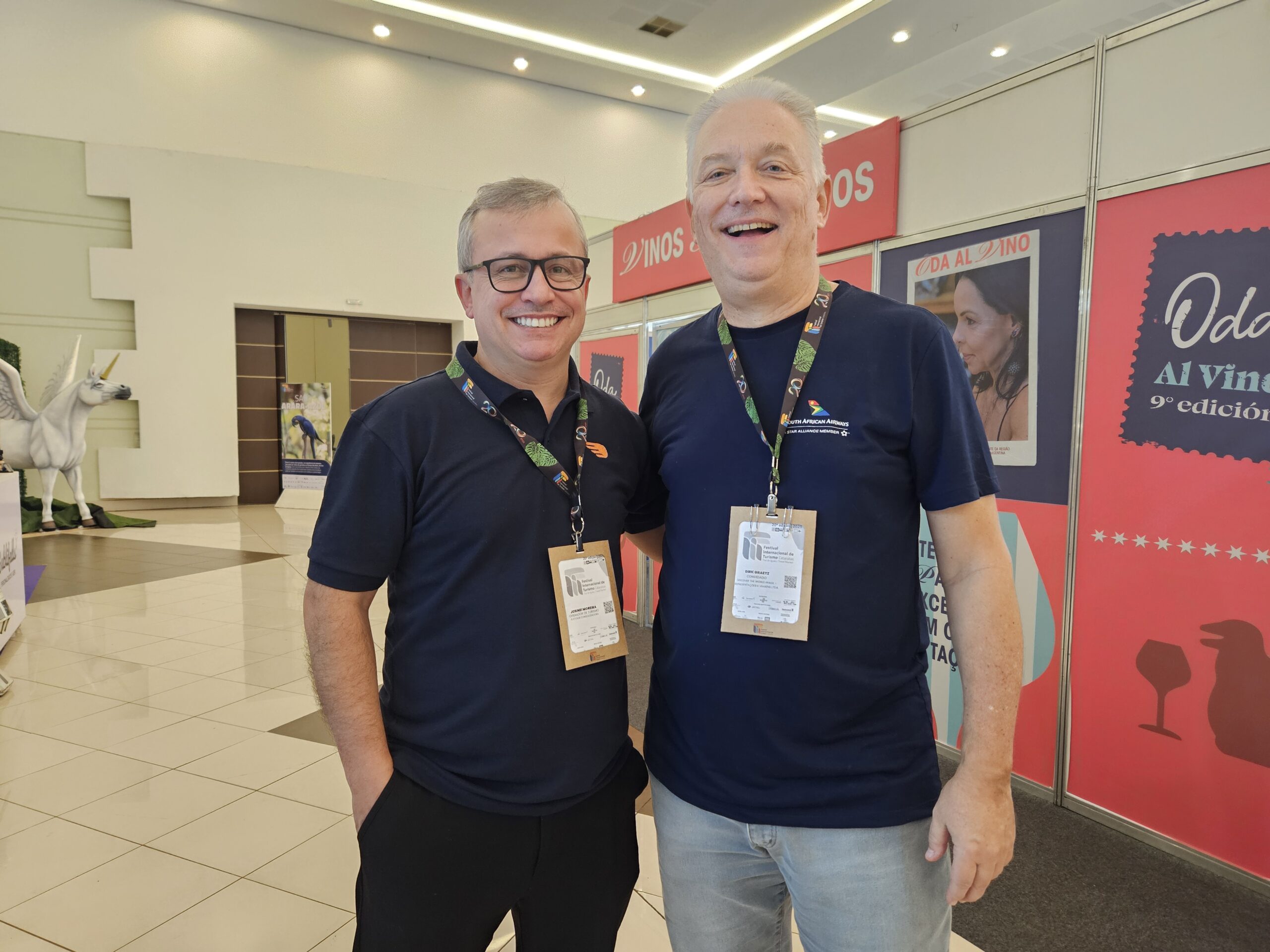 Josinei Moreira, da Flytour, Dirk Graetz Josinei Moreira, da Flytour, Dirk Graetz