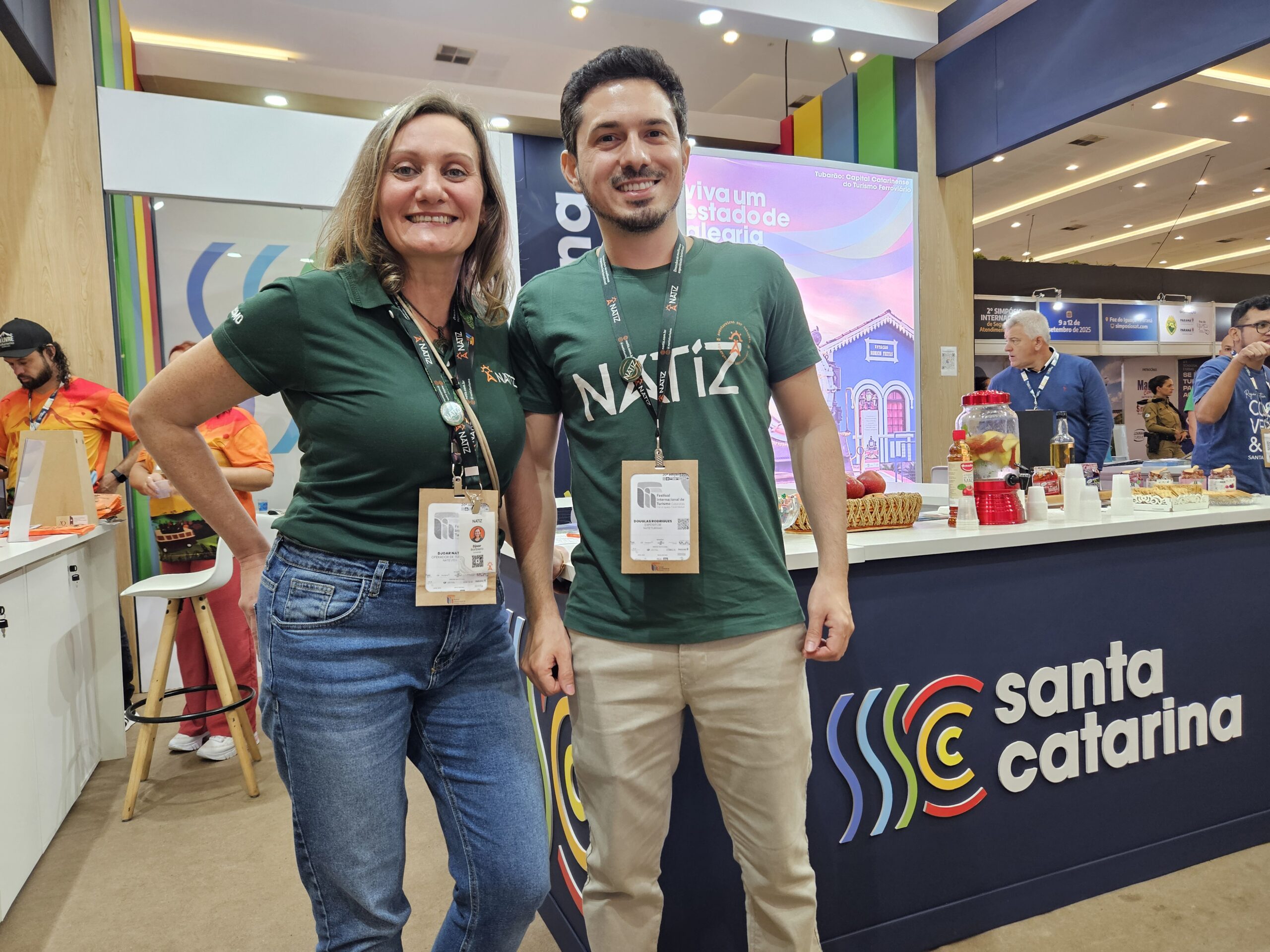 Djoar Natíz e Douglas Rodrigues, da Natíz Turismo Djoar Natíz e Douglas Rodrigues, da Natíz Turismo