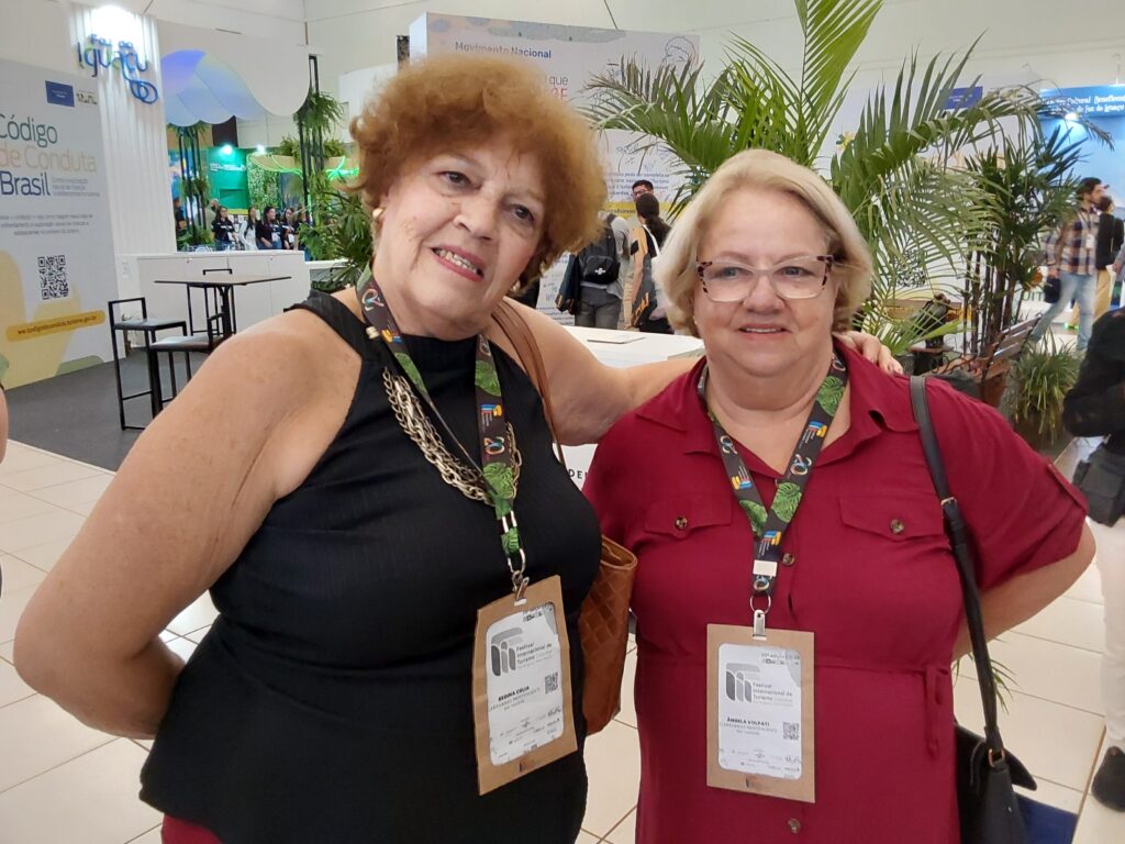 Regina Celia e Angela Volpati, da RAF Viagens