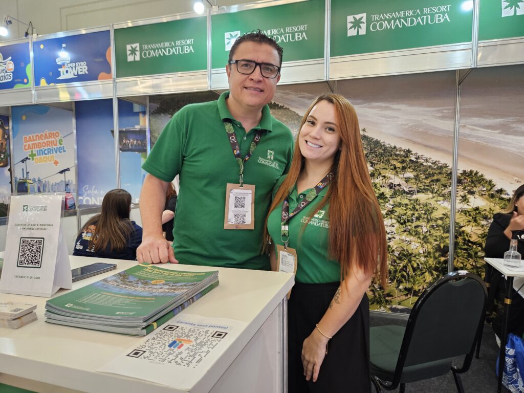 Gladson Souza e Jéssica D'Amico, da Transamérica Resort