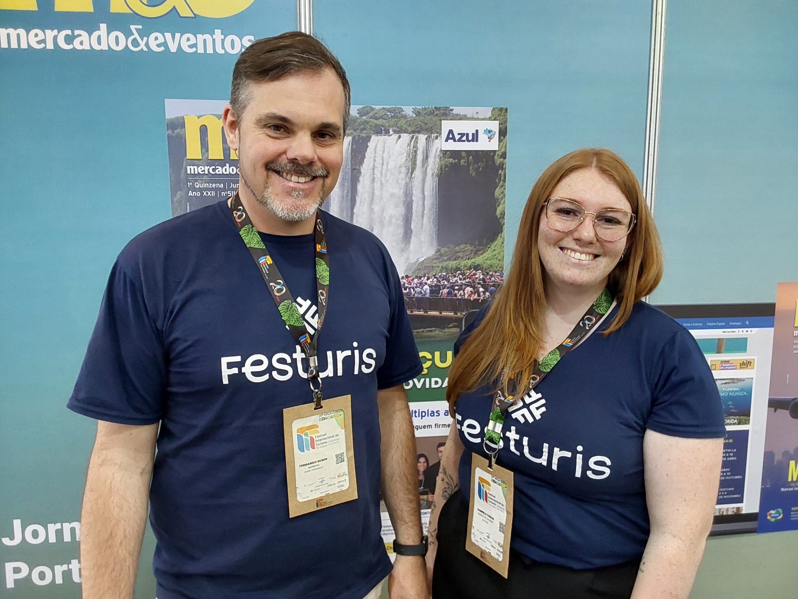 Fernando Gusen e Gabriela Tomazi, da Festuris