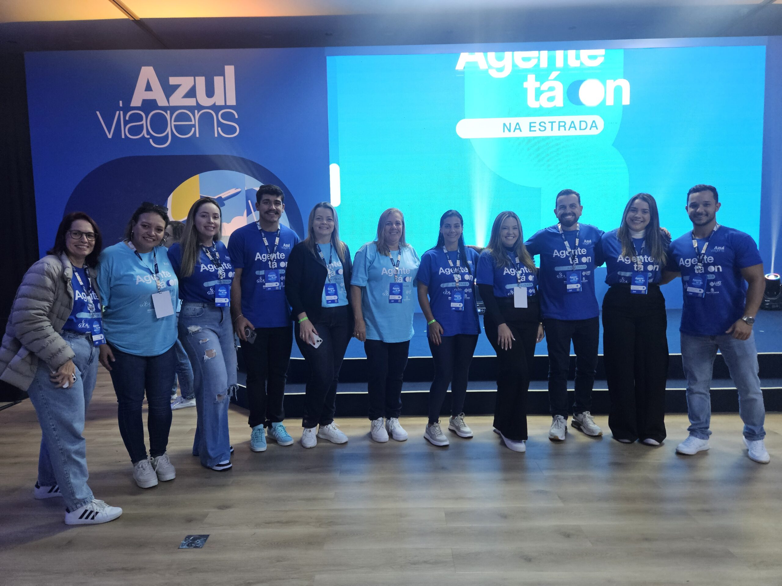 Primeira edição do "Agente Tá On Na Estrada", da Azul Viagens, em Foz do Iguaçu